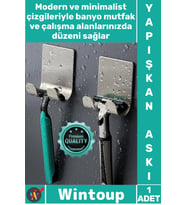 #Askı Banyo Mutfak Havlu Jilet Priz Tutucu Şık Çok Amaçlı Kendinden Yapışkanlı Paslanmaz Çelik Askı