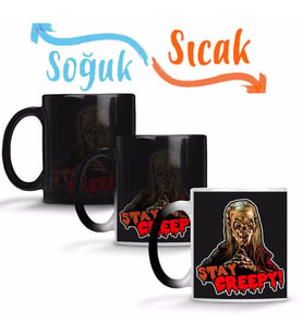 Crypt Keeper Stay Creepy Sihirli Kupa Bardak Porselen