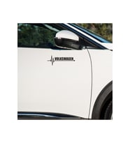 Volkswagen Karmann kapı ayna altı için VOLKSWAGEN yazılı 2 adet sticker - atatürk sticker hediyeli