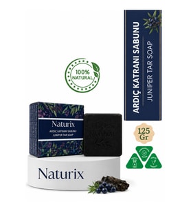 Naturix Ardıç Katranı Sabunu 125 gr Arındırıcı, Ferahlatıcı ve Günlük Cilt Bakım Sabunu