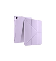 iPad PRO 13 2024 Uyumlu Kalem Bölmeli Akıllı Uyku Modlu Trifolding A2925 / A2926 Tablet Kılıfı