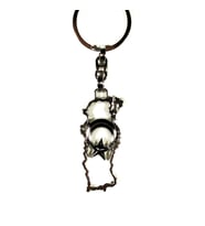 Gümüş Renkli Türkiye Haritası Metal Anahtarlık