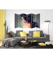 KADIN SAÇ MODELİ KUAFÖR MDF TABLO-1017 MODEL-B