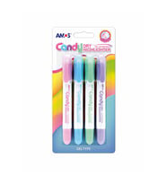 Amos Kalem Pastel Jel Dry Hl 4Lü Poşet Hlc4B1 (Çok Renkli)