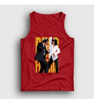 Presmono Unisex Kırmızı Dance V2 Film Pulp Fiction Atlet 248931tt