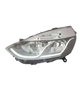 Renault Clio Iv 2012  Far Sağ Hatchback Krom Sıyah (Oem No:260100652R)