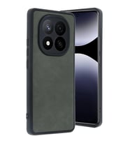 Xiaomi Redmi Note 14 Pro 5g Kılıf Aras Deri Kapak - Koyu Yeşil