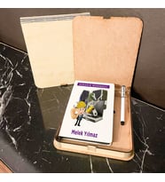 Donanım Mühendisi Ahşap Kutulu Defter Kalem Set 002