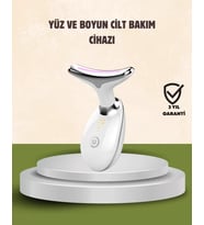 Cilt Yenileyici Şarjlı Güzellik Aleti – Pozitif/negatif İyon, Titreşimli Masaj Ve Kırmızı-mavi-yeşil Işıkla