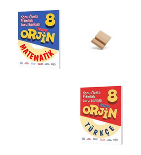 Orjin LGS 2027 Matematik ve Türkçe Konu Özetli Soru Bankası + Telefon Standı