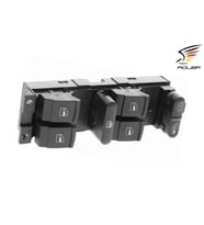 1J4959857D Cam Açma Anahtarı 4'lü Kırmızı Işık -Bora-Golf 4- Passat