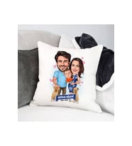 Karikatürlü Tek Çocuklu Şahane Aile Yastık