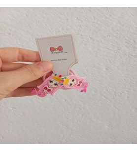 Sevimli Figürlü Çocuk Saç Lastiği 2'li Paket – Renkli & Eğlenceli Saç Aksesuarı