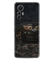 Xiaomi 12 Lite Kılıf Silikon Desen Özel Seri Black Car 1768