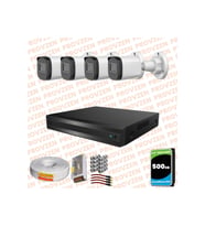 Provzen Rivo Dahua 4 Kameralı Full HD Güvenlik Kamerası 500GB