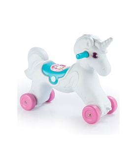 Dolu Unicorn Sallanan Tekerlekli At 2+ Yaş