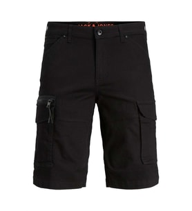 Jack & Jones Erkek Cepli Kargo Şort - 12205072 (Siyah)