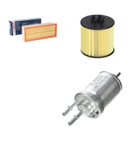 Bosch Filtre Bakım Seti Volkswagen Golf 5 1.4 TSI Turbo 2004-20098 Hava + Yağ f. + Yakıt Filtre Bosch