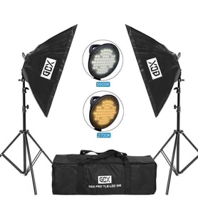 Gdx Pro TLB LED 500 BiColor İkili Set - Fotoğraf & Video Çekim Işığı (Dimmerli)