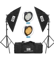 Gdx Pro TLB LED 500 BiColor İkili Set - Fotoğraf & Video Çekim Işığı (Dimmerli)