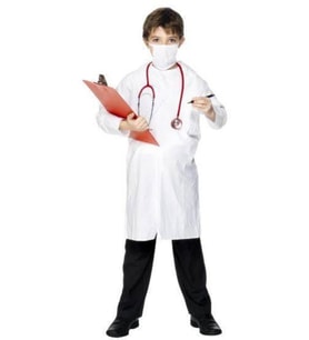 Çocuk Doktor Önlüğü Kız Erkek Uyumlu