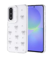 Coverzone Samsung Galaxy A36 ile uyumlu K?l?f Airbag K�?eli 2mm Kamera �?k?nt? Korumal? Simli ?effaf Bask?l? Z-Kutup Kapak Fiyonk