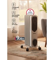 Sinbo SFH-6937 2000W Yağlı Radyatör – 9 Dilim, Termostatlı, 3 Kademeli Isıtıcı