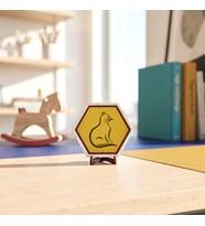 Modern Görünümlü Kedi Silüetli Masaüstü Dekoratif Obje Sevdiklerinizi Mutlu Edecek Anlamlı Bir Hediye 10x10 cm