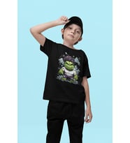 Tasarım Hulk Baskılı Unisex Avengers Film Çocuk Tişört (1-12 Yaş)