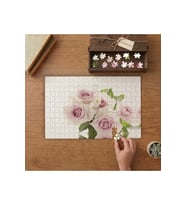 Pembe Güller Tasarımı 240 parça Ahşap Puzzle Ahşap Kutuda MP00277