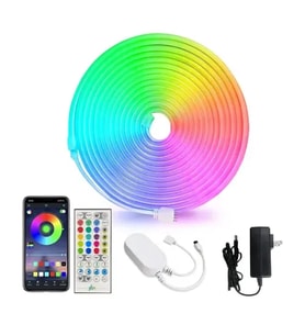5m 16 Renk 4 Fonksiyonlu Esnek Şerit Neon LED