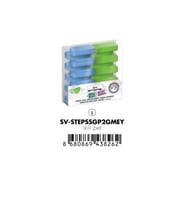 Serve Steps Silgi  Fosforlu Karton Mavi-Yeşil