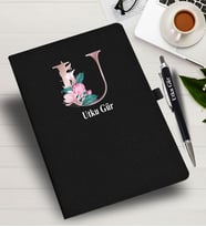 Kişiye Özel harf Tasarımlı  İsme Özel Defter ve Kalem