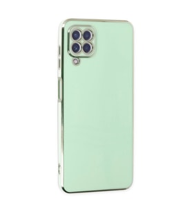 Samsung Galaxy A22 Kılıf Volet Silikon - Açık Yeşil