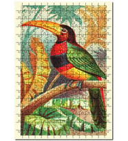 Cakapuzzle Tukan Kuşu Görseli Puzzle Yapboz MDF (Ahşap) (120 Parça)