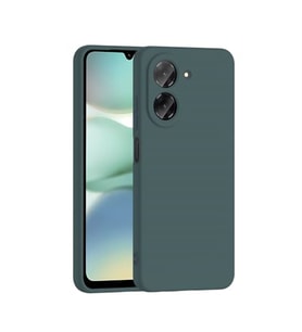 Coverzone Xiaomi Redmi A5 4G ?le Uyumlu K?l?f Z-Mara Lansman Vieri Tam Koruma Arka Kapak Kamera Koruma �?k?nt?l? P�r�zs�z Y�zey Koyu Ye?il