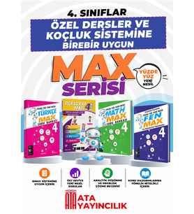 4. Sınıflar İçin Özel Dersler ve Koçluk Sistemine Birebir Uygun Max Tüm Dersler Seti