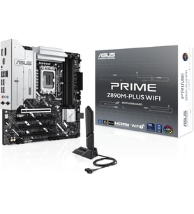 Asus Prime Z890M-Plus Wifi Intel Z890 Lga1851 Ddr5 8400 Dp Hdmi Type-C 3X M2 Usb3.2 Wifi 7 + Bt Aura