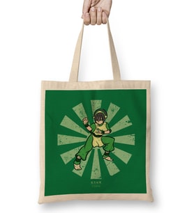 Avatar The Last Airbender Toph Retro Japanese Avatar Bez Çanta Uzun Saplı