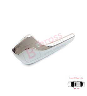 Opel Corsa D S07 2006-2014 13297813 İçin Alüminyum Kaplama Plastik Sol İç Açma Kapı Kolu