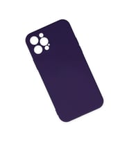 İphone 12 Pro Max Kılıf Nano İçi Kadife  - Mor