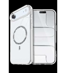 iPhone 17 Air Live Diamond Magsafe Kapak - Şeffaf