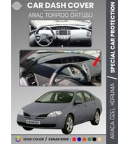 NİSSAN PRİMERA P12 (2001-2004) Torpido Örtüsü Premium Kalite Torpido Koruma Araca Özel UV Koruma