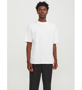 JJEBRADLEY TEE SS O-NECK NOOS White