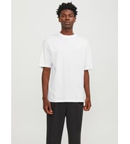 JJEBRADLEY TEE SS O-NECK NOOS White