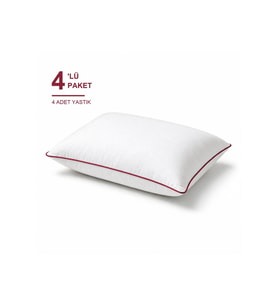 Comfort Touch Biyeli Yastık 4'li Paket 50x70 cm 900 gr Boncuk Silikon Elyaf