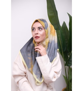 Renkli Karma Desen Dijital Soft Eşarp