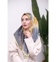 Renkli Karma Desen Dijital Soft Eşarp