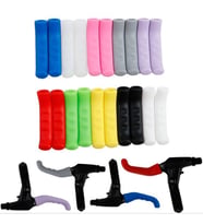 BİSİKLET FREN KOLU KORUYUCU SİLİKON PVC KORUYUCU SİYAH-KIRMIZI SARI