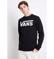 Vans Classic Vans Crew-B Erkek Sweat VN0A7Y3UBLK1 (Siyah)